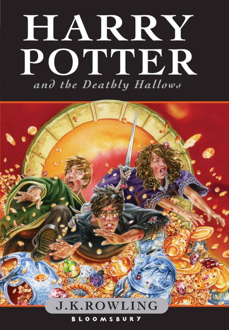 UK Cover for Harry Potter and the Deathly Hallows